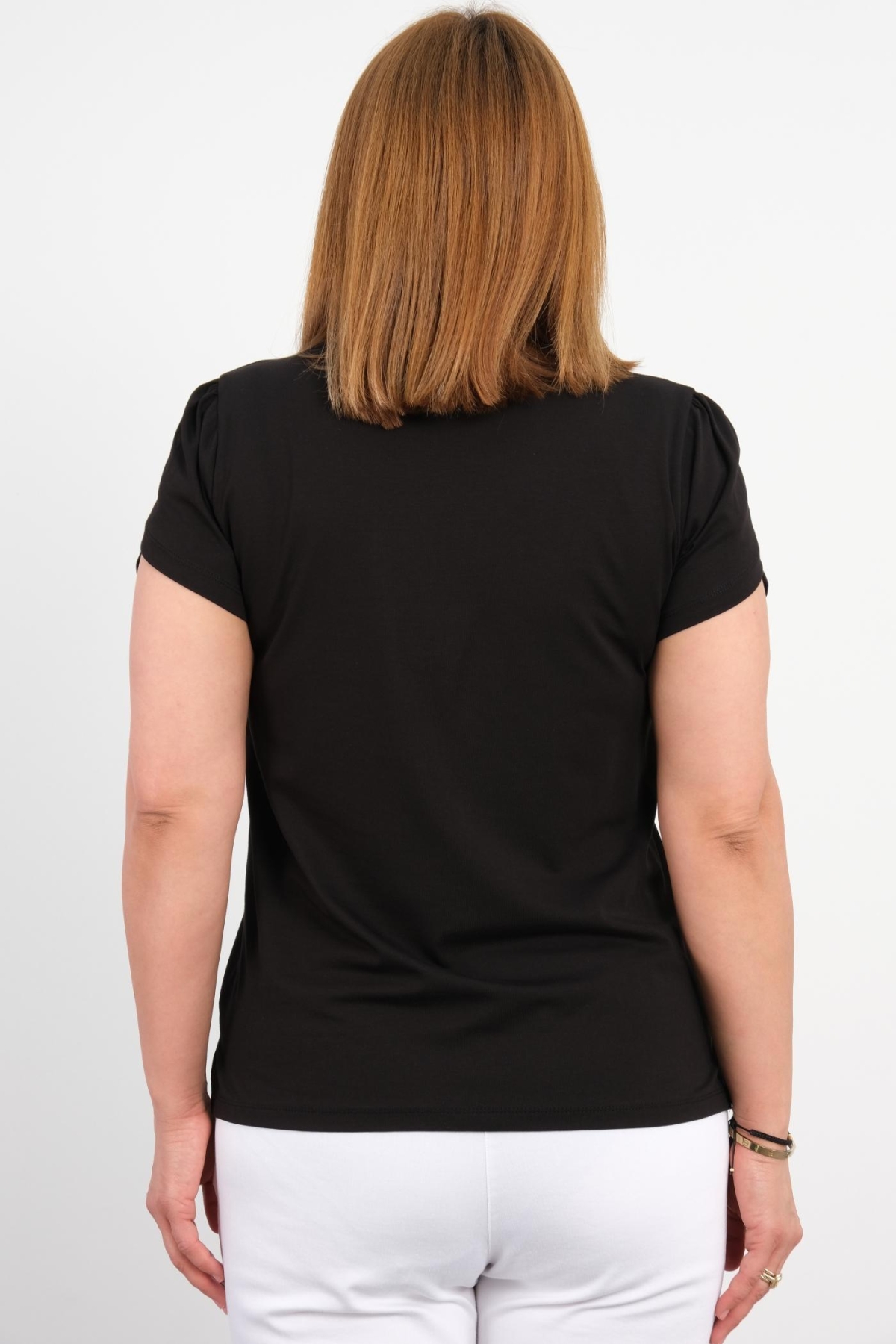Plus Size Blouse-Black