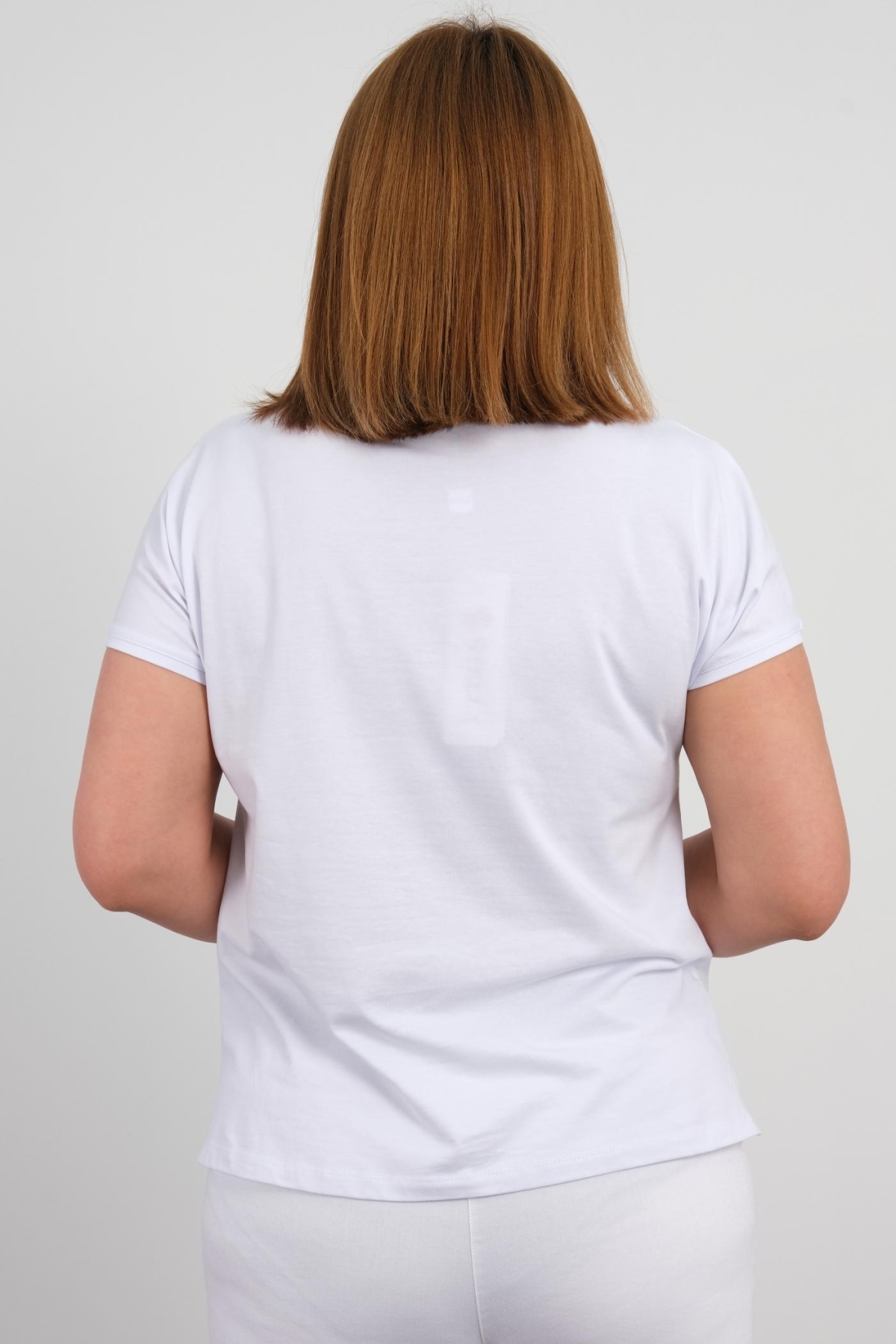 Plus Size Blouse-White