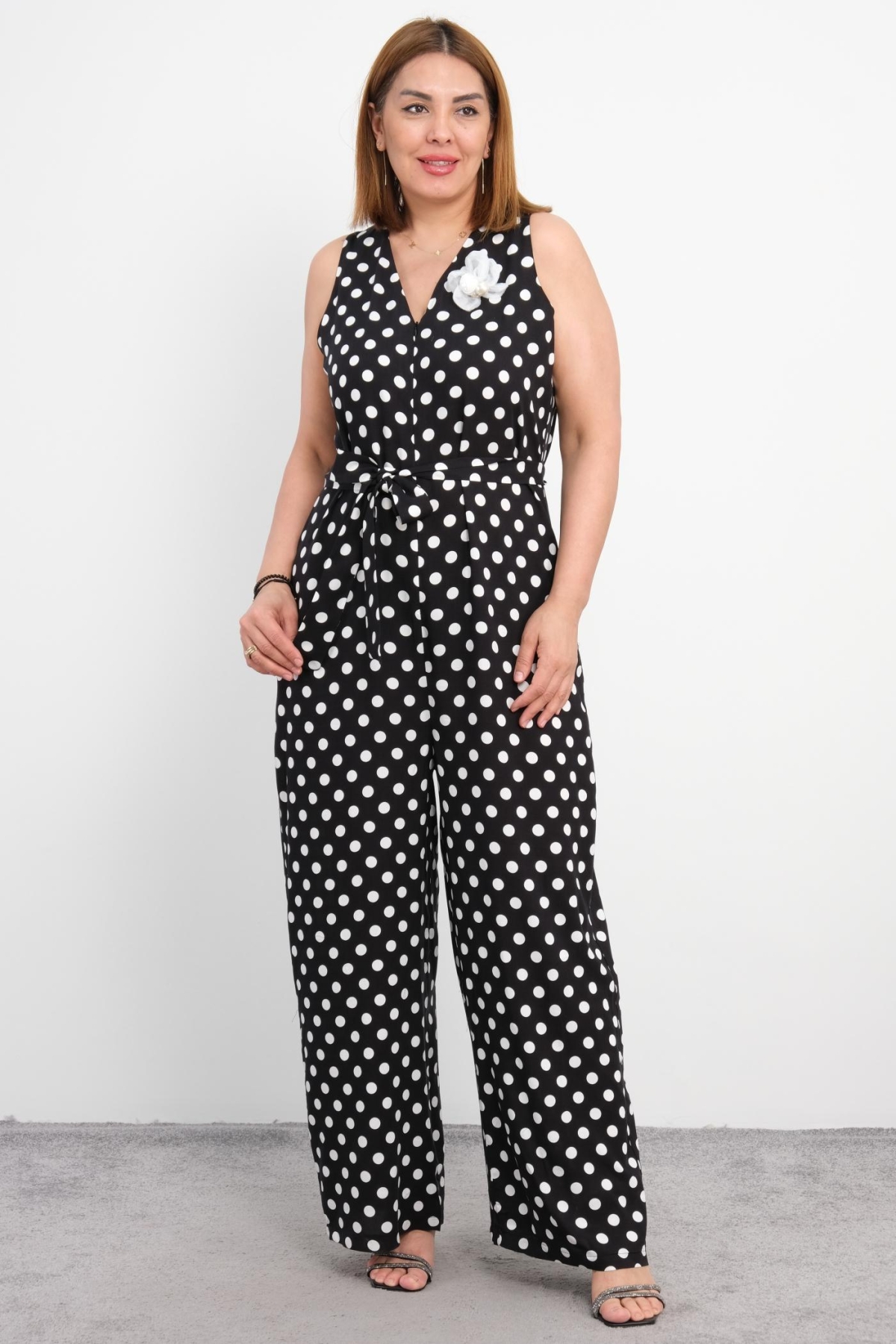 Plus Size Jumpsuit-Black