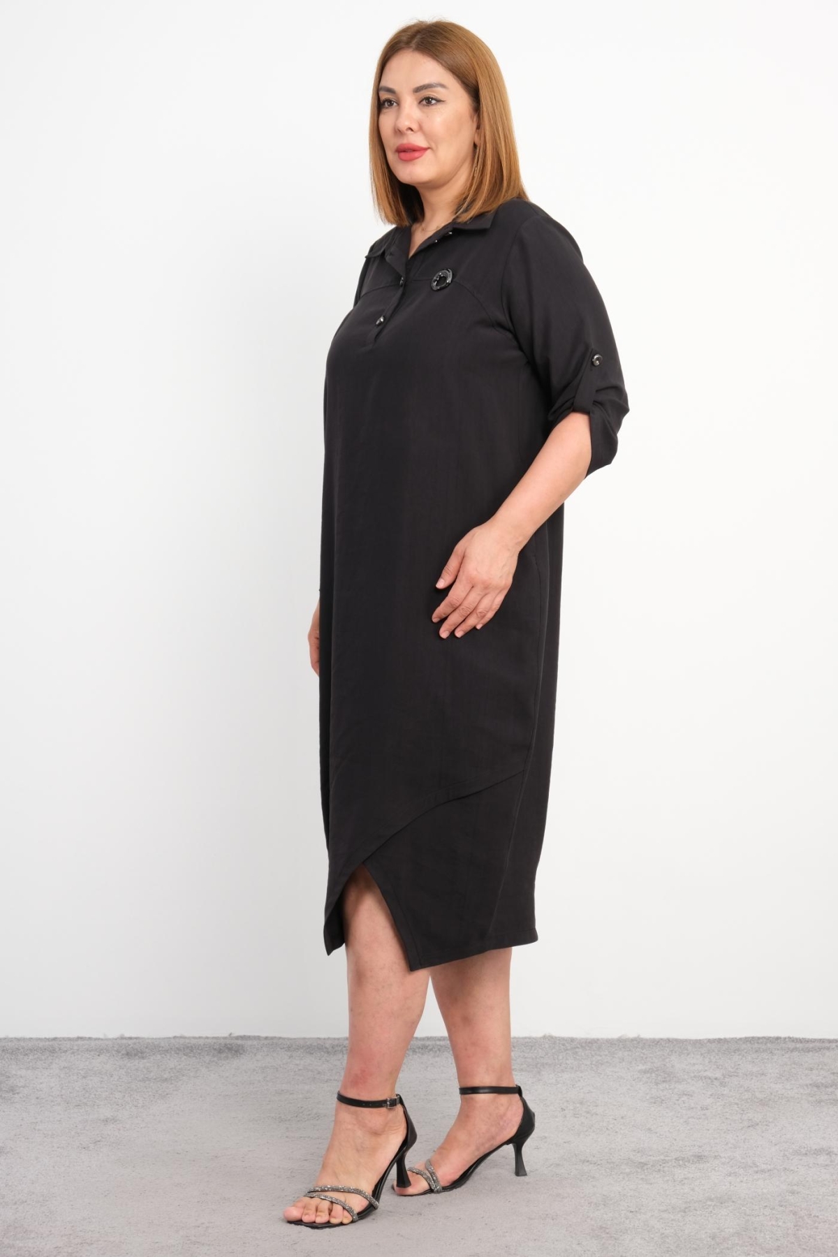 Plus Size Dress-Black