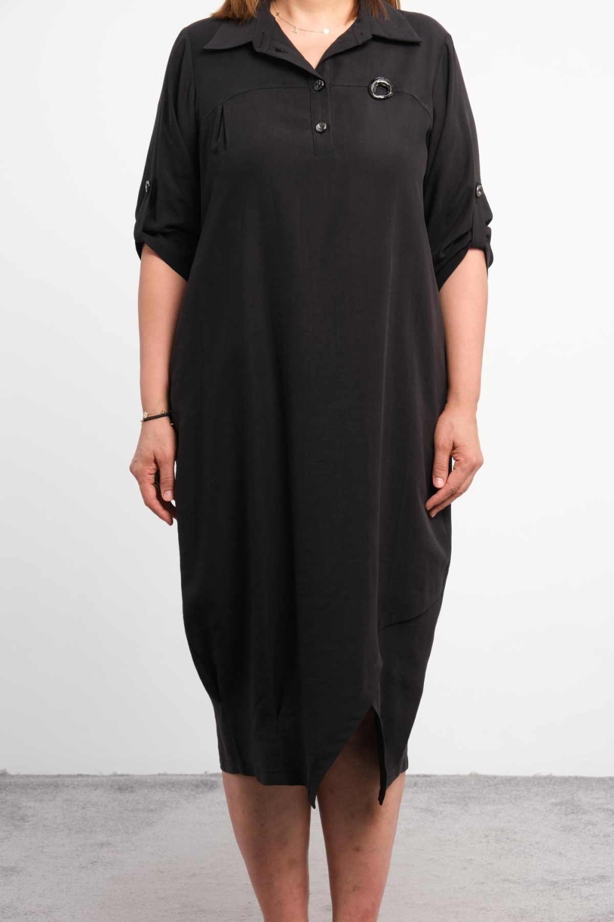 Plus Size Dress-Black