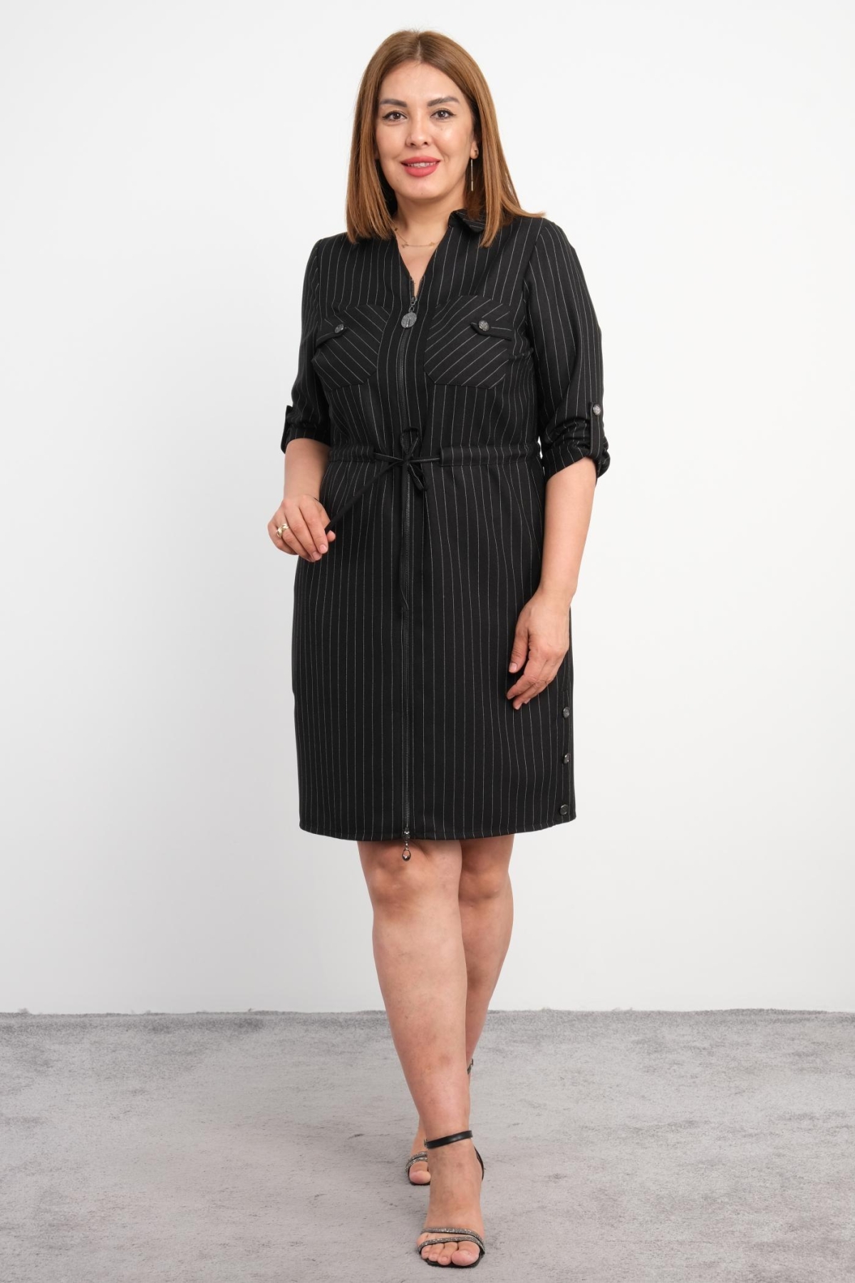 Plus Size Dress-Black