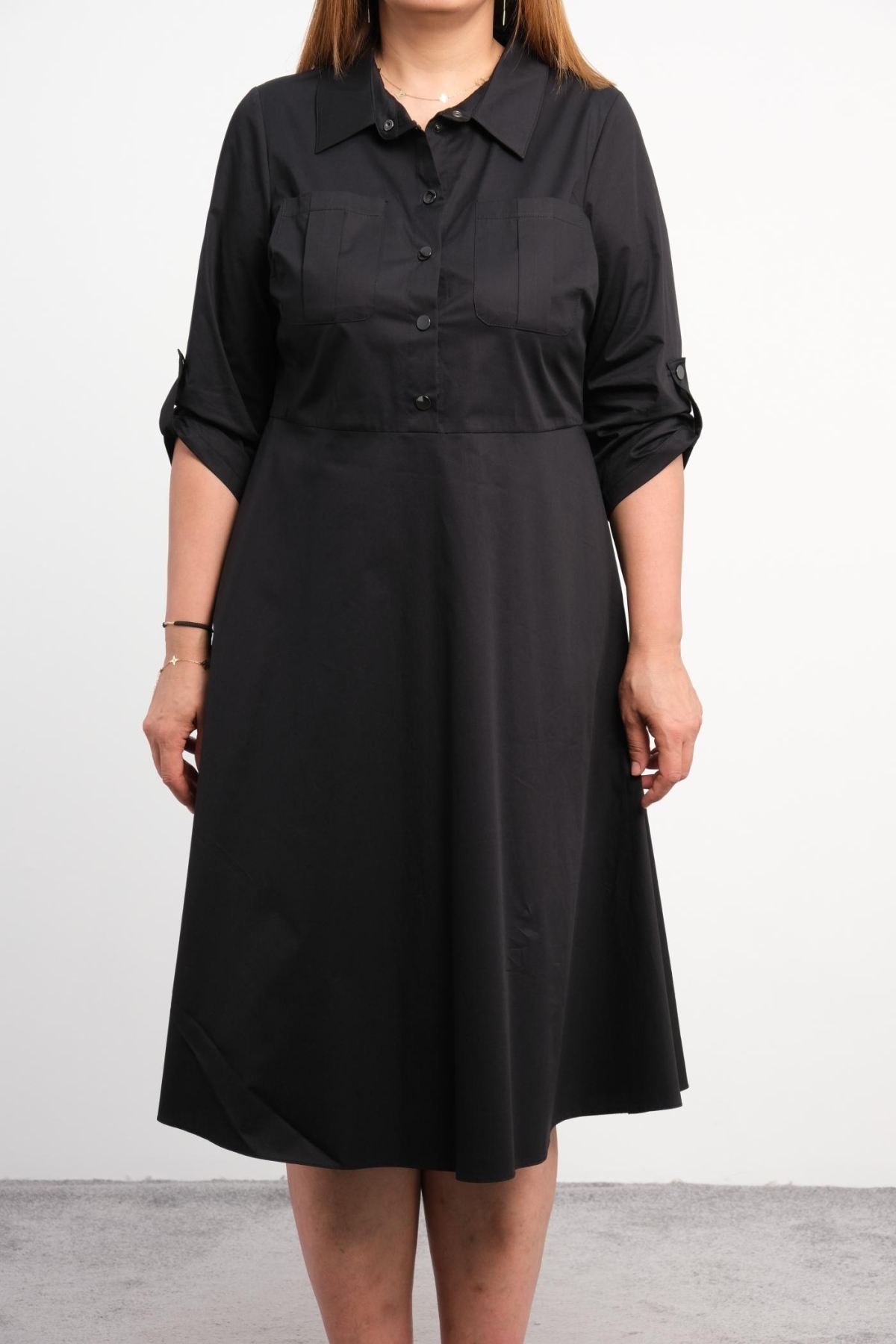 Plus Size Dress-Black