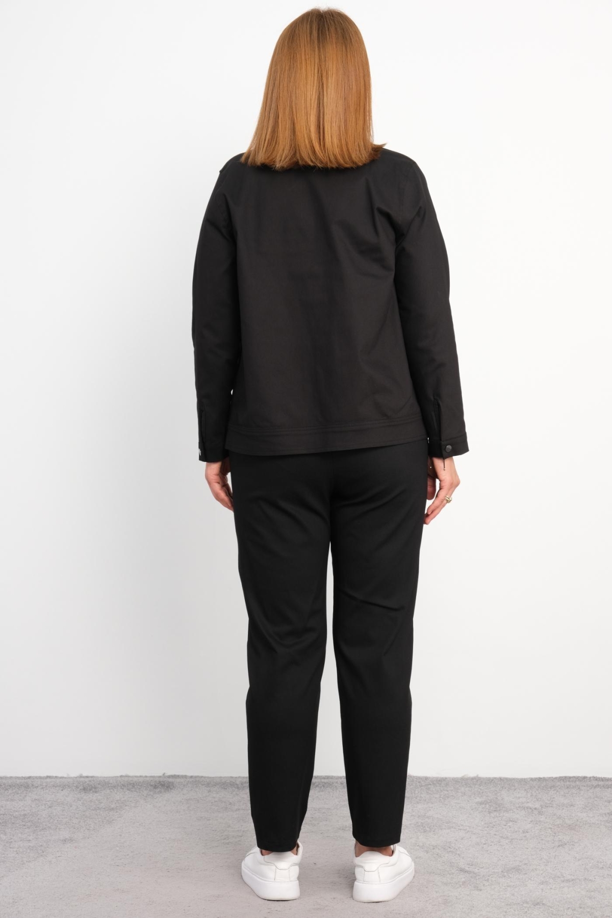 Plus Size Three-Piece Set-Black