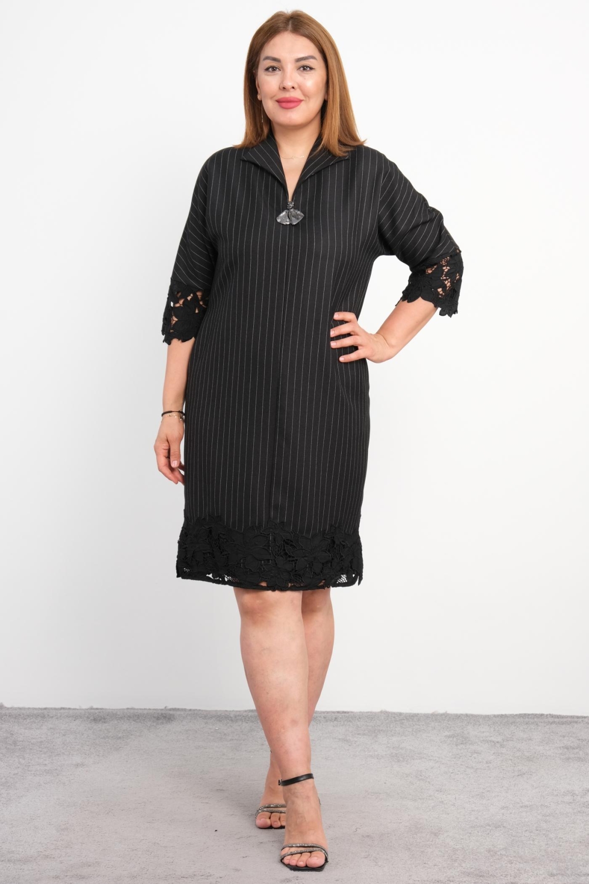 Plus Size Dress-Black