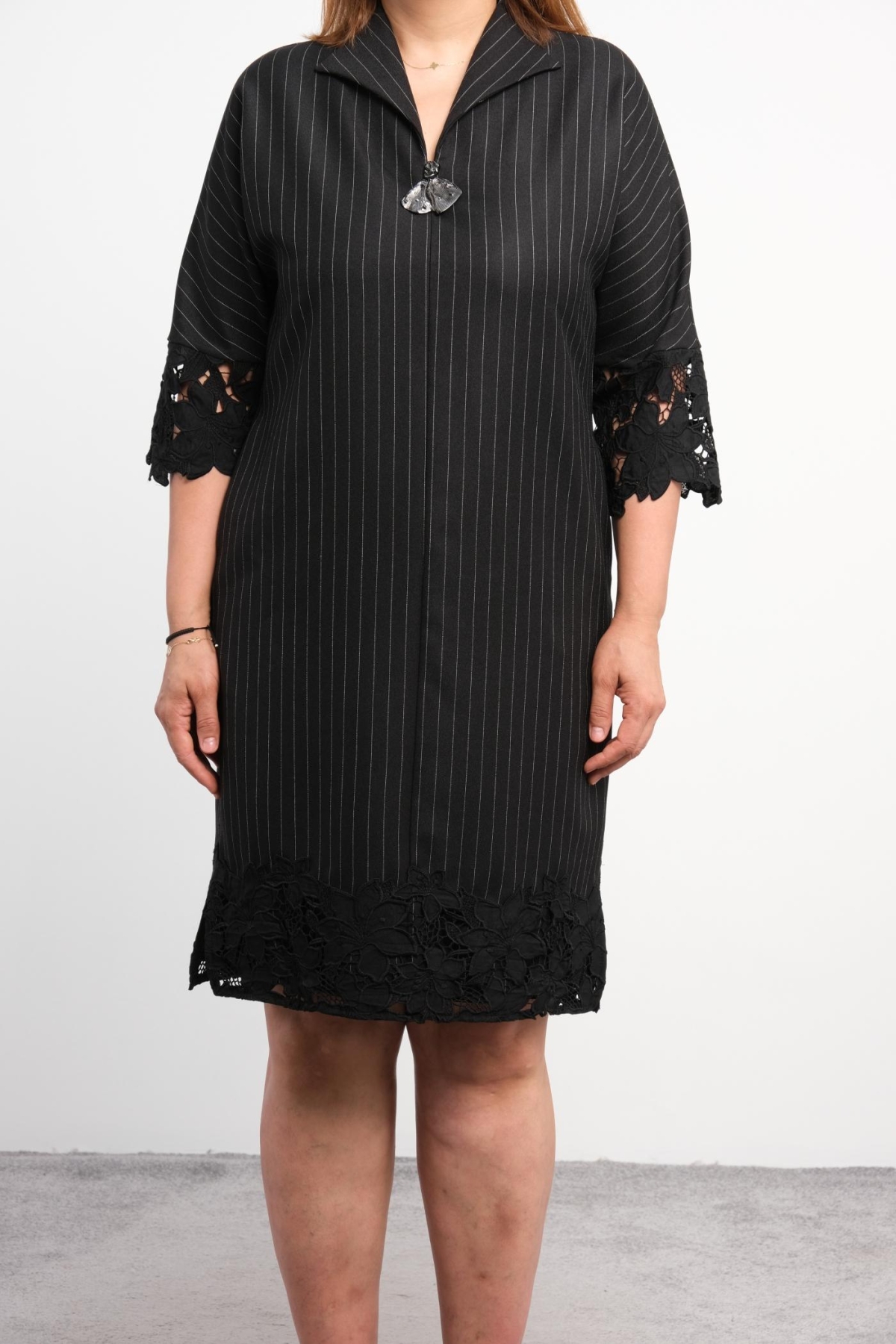 Plus Size Dress-Black