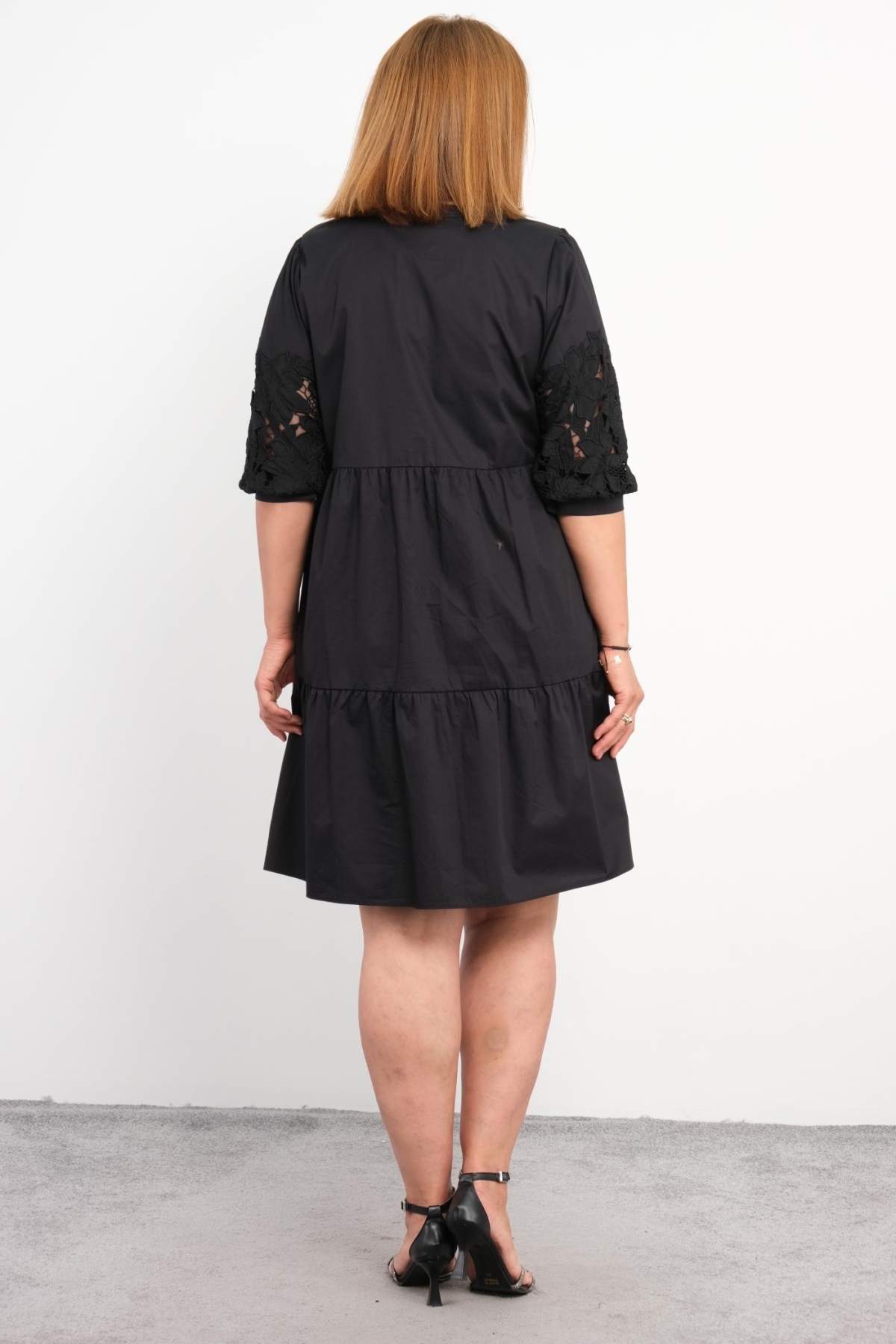 Plus Size Dress-Black