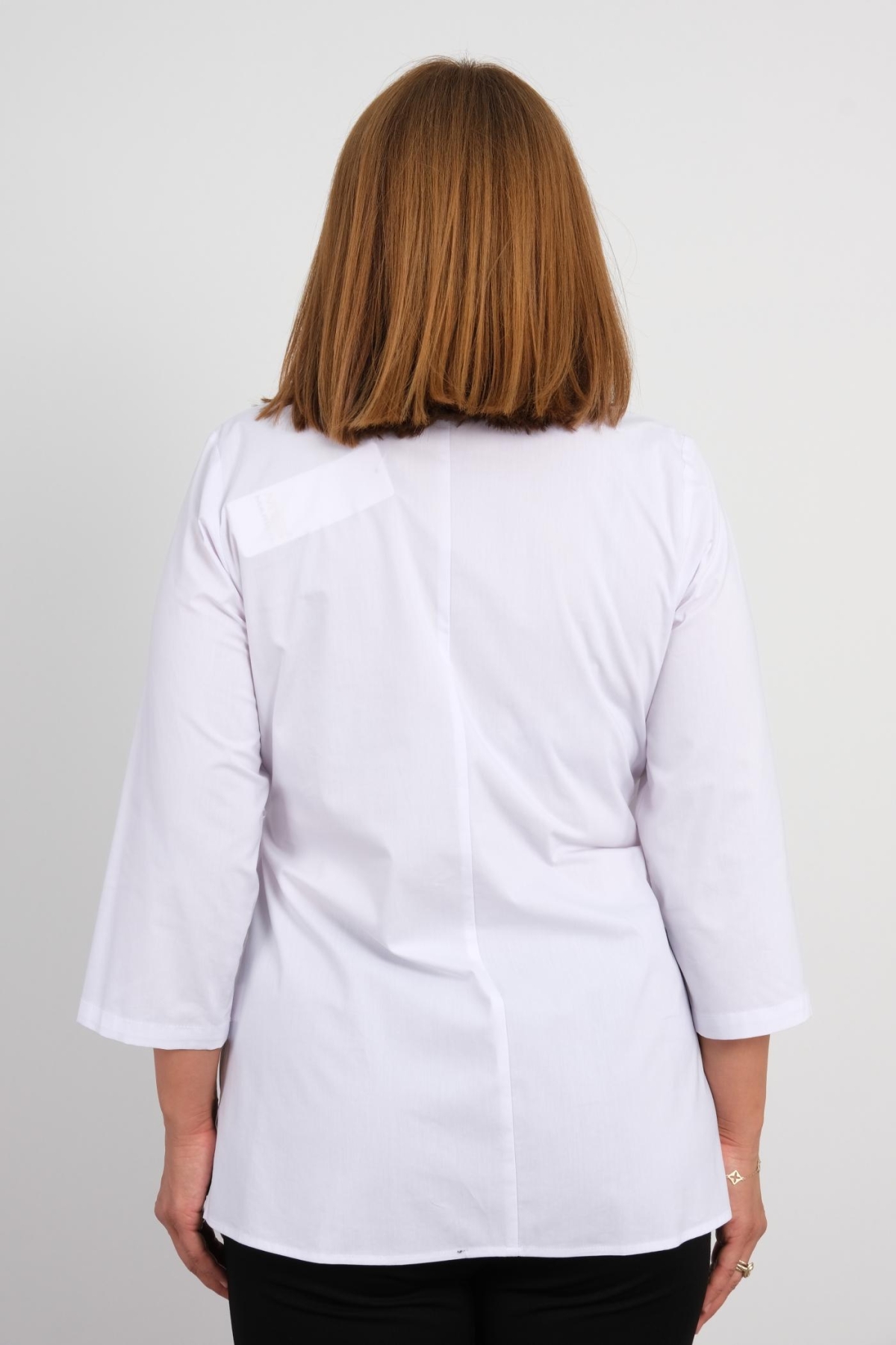 Plus Size Blouse-White