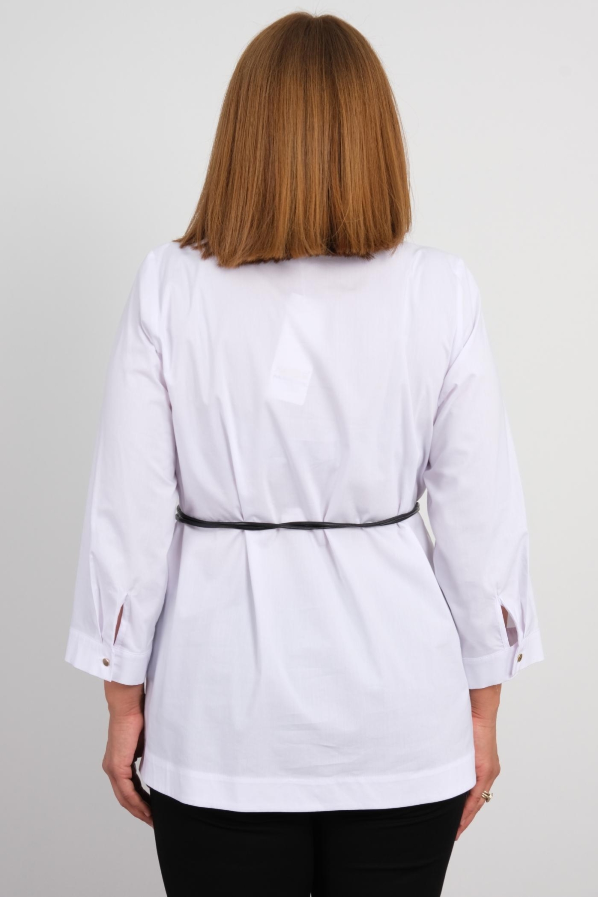 Plus Size Blouse-White