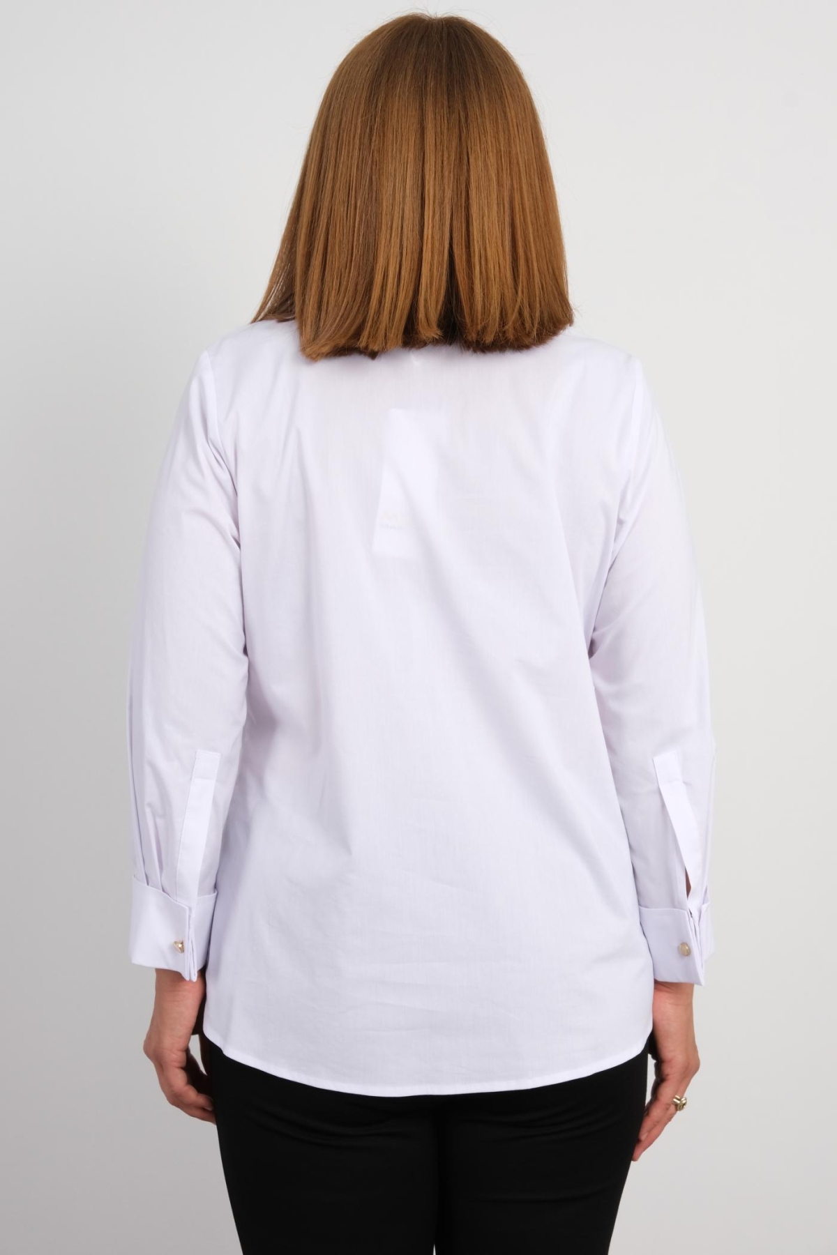 Plus Size Blouse-White