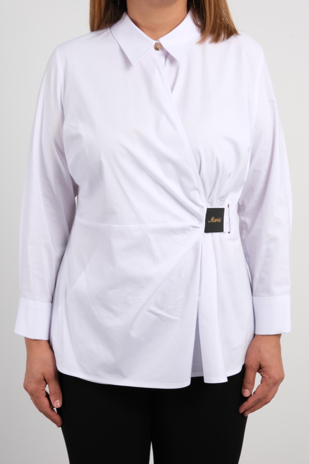 Plus Size Blouse-White