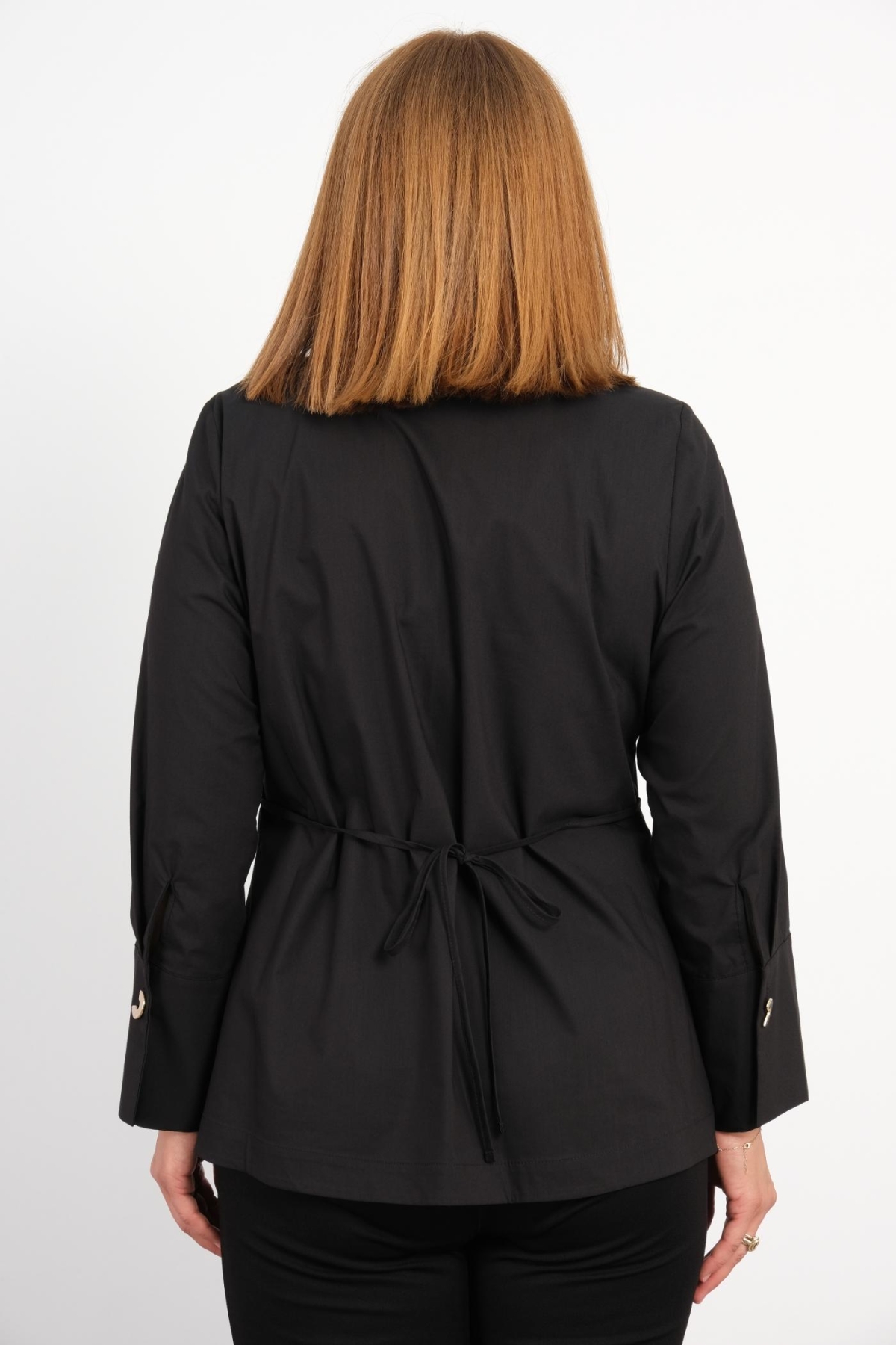 Plus Size Blouse-Black