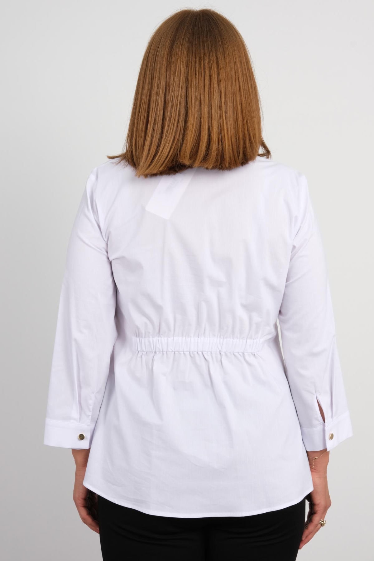 Plus Size Blouse-White