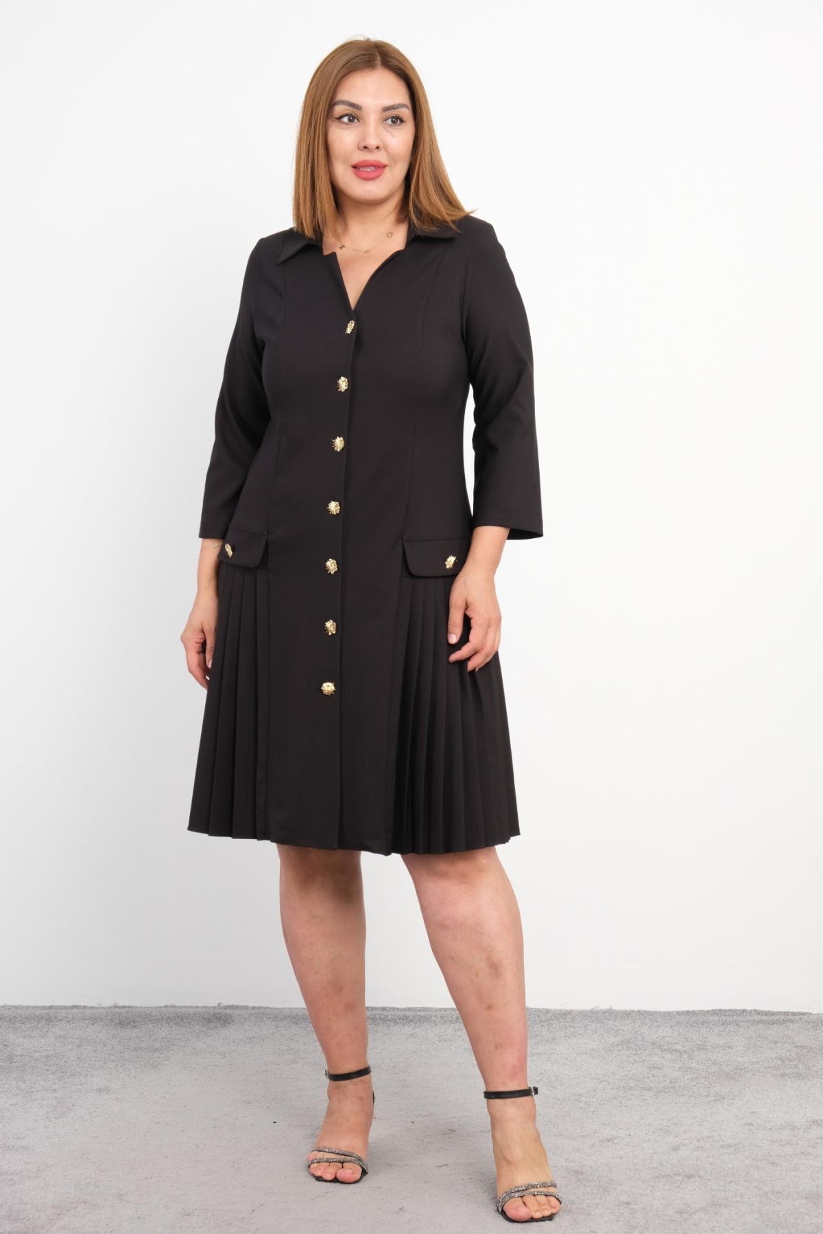 Plus Size Dress-Black