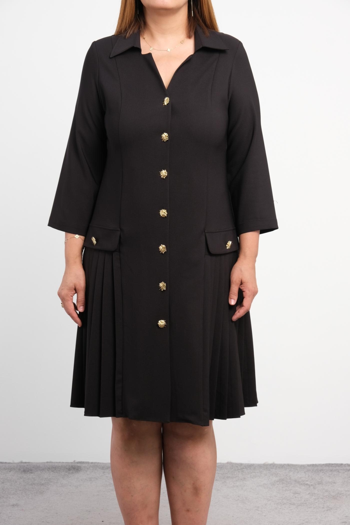 Plus Size Dress-Black