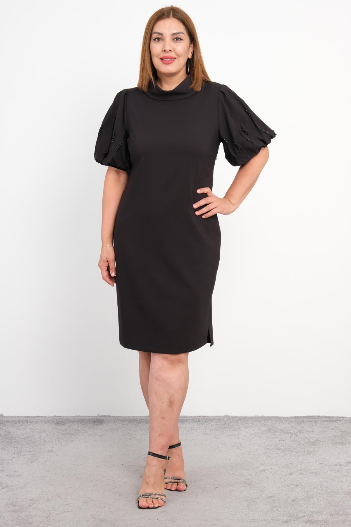 Plus Size Dress-Black