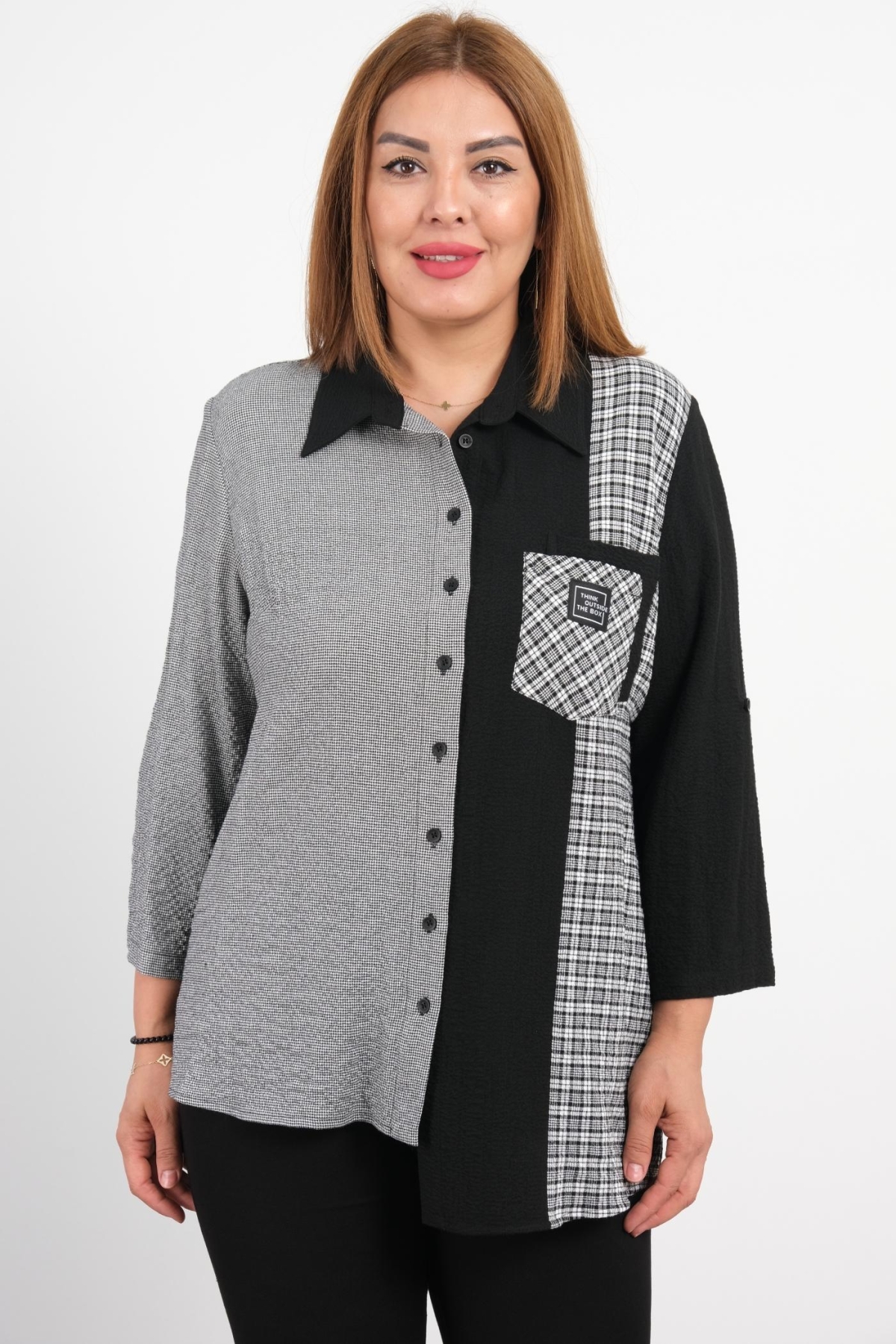 Plus Size Shirt-Black