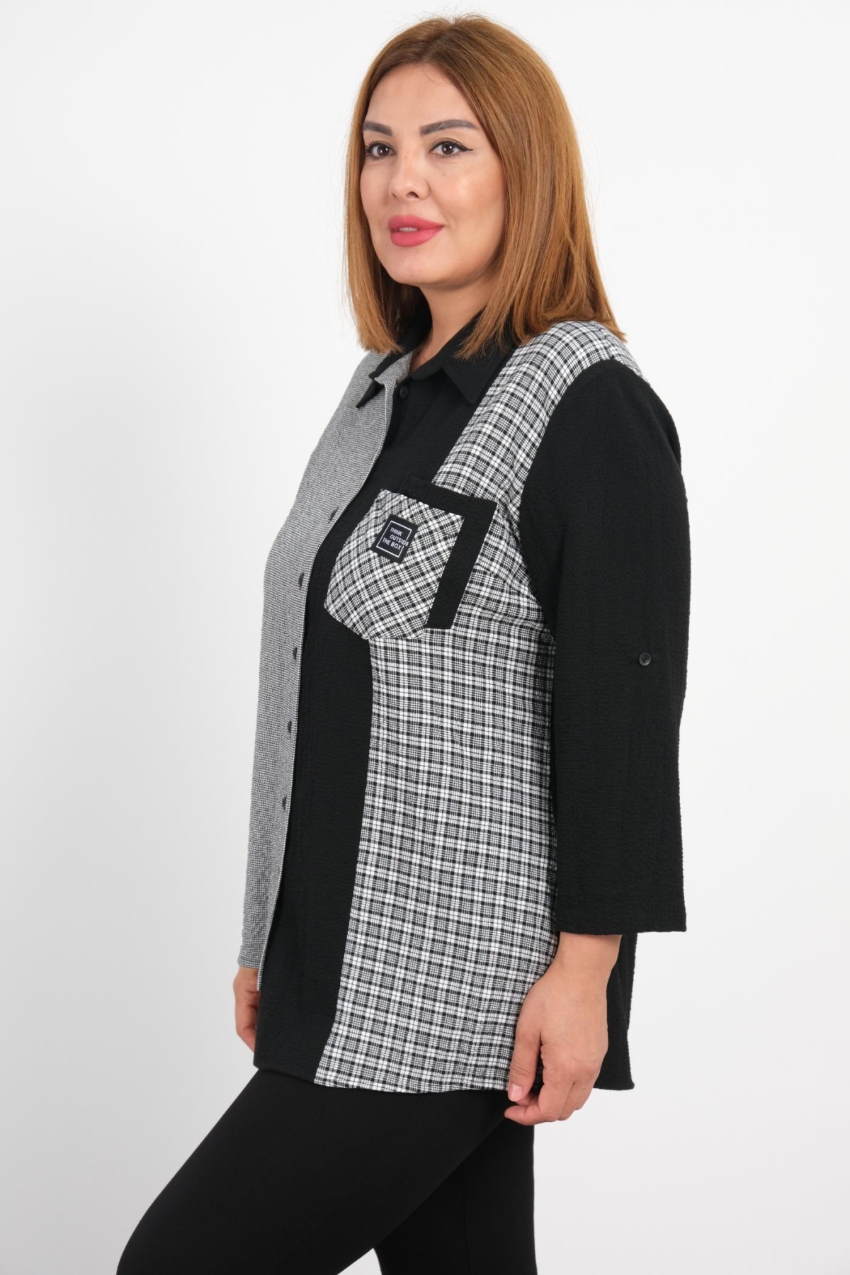 Plus Size Shirt-Black