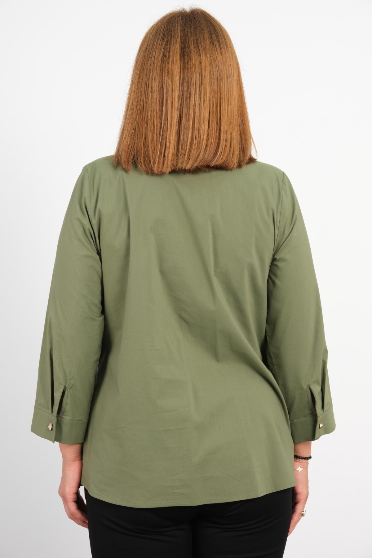 Plus Size Shirt-Khaki