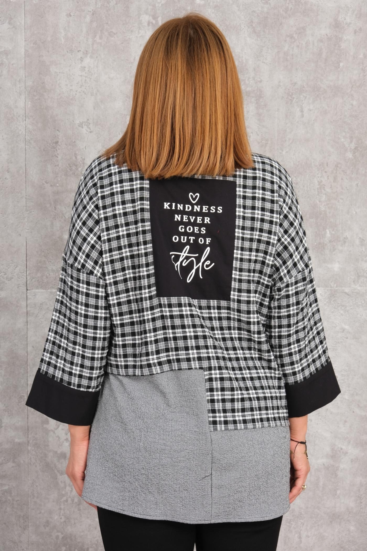 Super Plus Size Blouse-Black