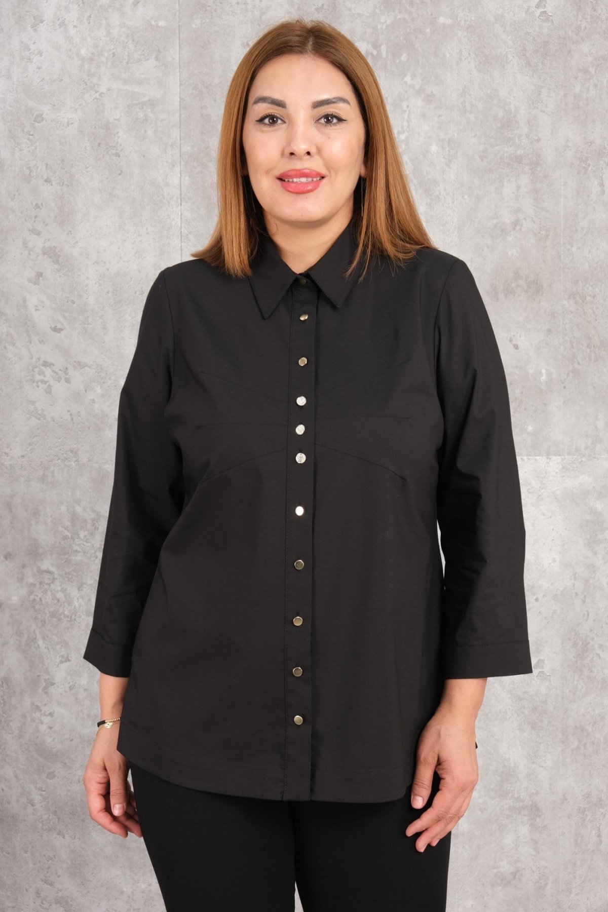 Plus Size Shirt-Black