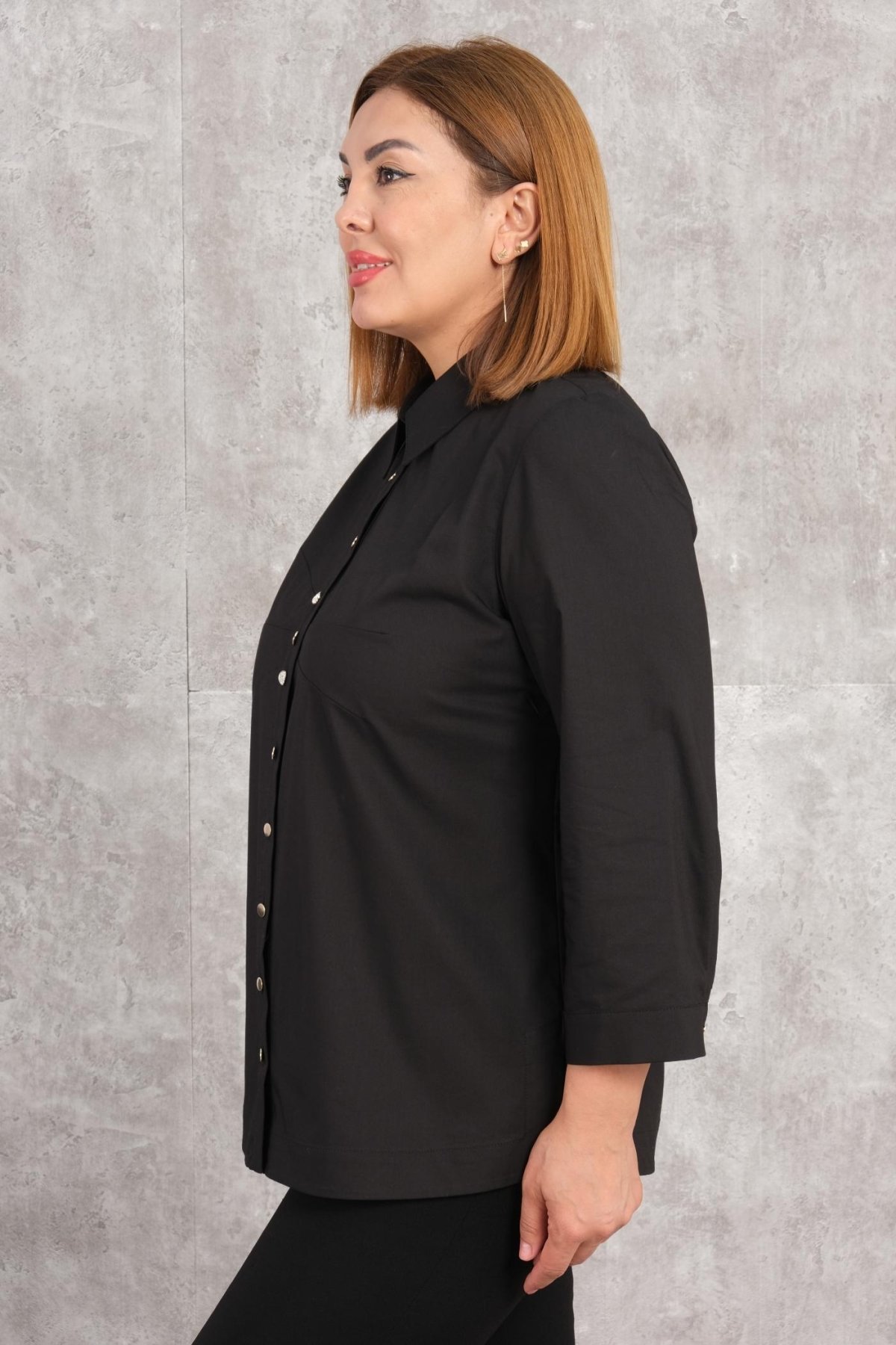 Plus Size Shirt-Black
