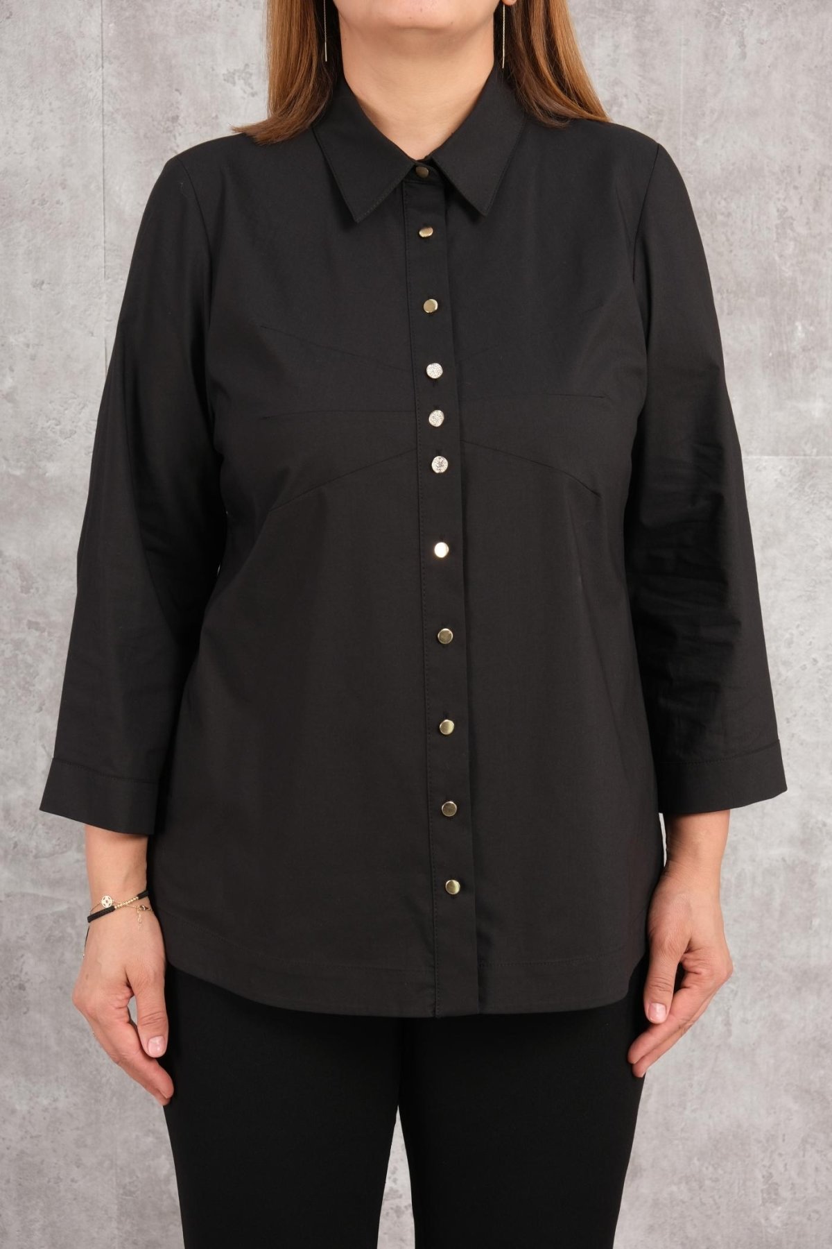 Plus Size Shirt-Black