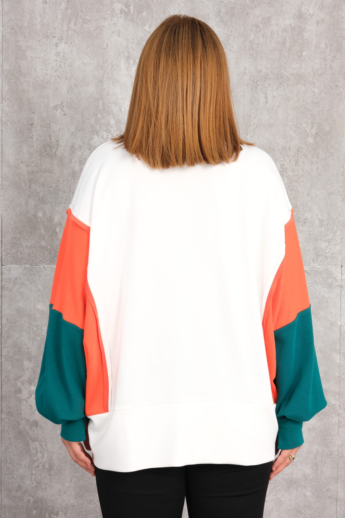Plus Size Sports Blouse-White